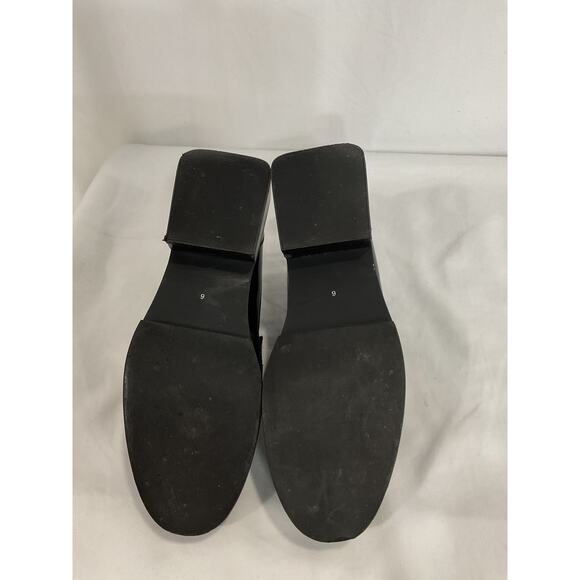 Charles David 'Delusion' Black Leather Platform Round Toe Loafers Size 6 - Picture 5 of 5